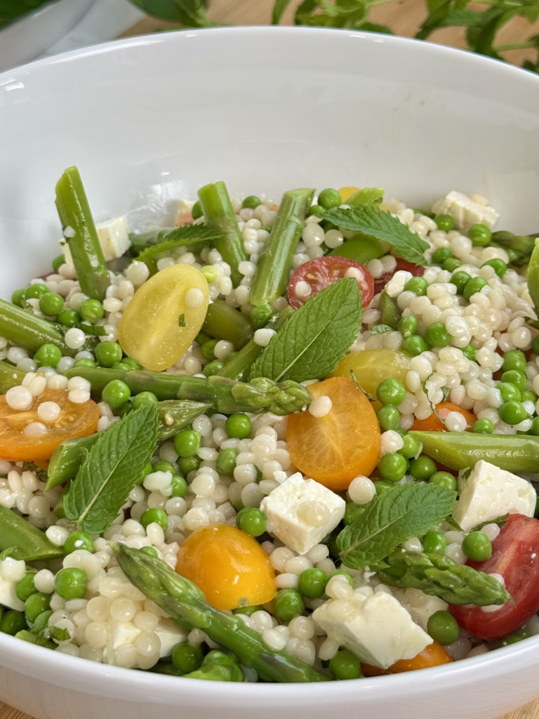 Mint & Feta Pearl Couscous Salad